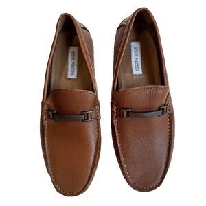 Steve Madden Senna Driving Moccasin Dress Loafer Shoe Men US 9 Leather Slip On